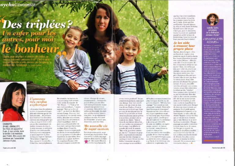 Article Maman Triplé